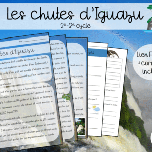 Les chutes d'Iguazu - compréhension lecture