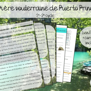 Rivière souterraine de Puerto Princesa - lecture