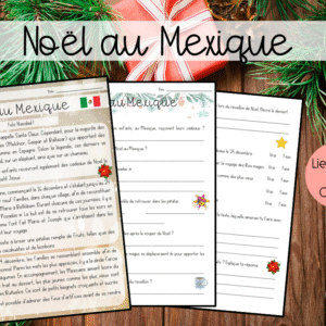 Noël au Mexique - Compréhension de lecture