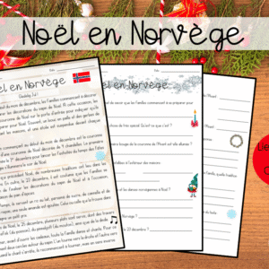 Noël en Norvège - Compréhension de lecture