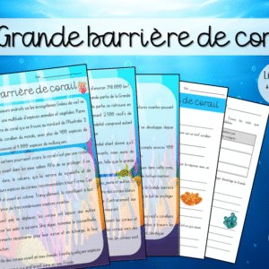 La Grande barrière de corail - compréhension de lecture