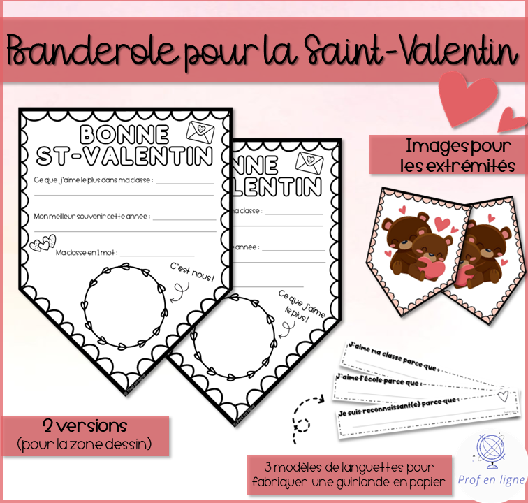 Saint-Valentin (banderole décorative)