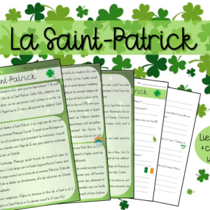La Saint-Patrick - compréhension lecture