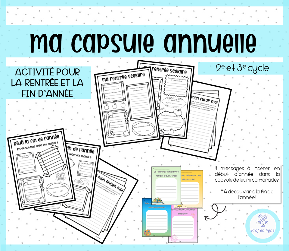 Ma capsule annuelle