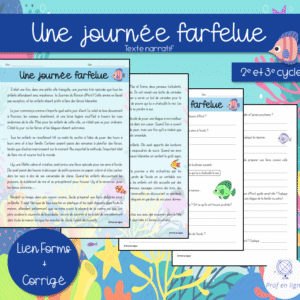 Une journée farfelue - compréhension lecture