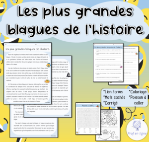 Les plus grandes blagues de l'histoire - compréhension lecture