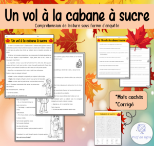 Un vol à la cabane à sucre