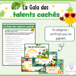Le Gala des talents cachés - fin d'année