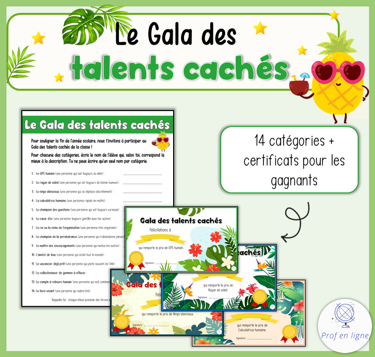 Le Gala des talents cachés - fin d'année