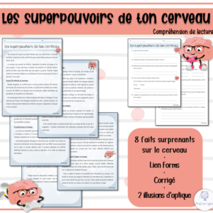 Les superpouvoirs de ton cerveau - compréhension de lecture